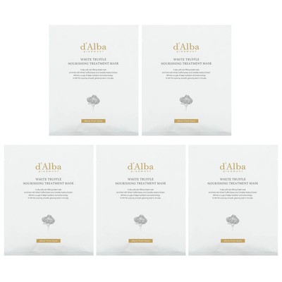White Truffle Nourishing Treatment Beauty Mask, 5 Sheet Masks, 0.84 fl oz (25