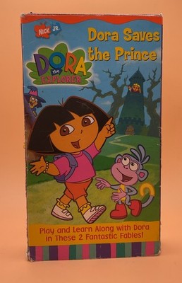 Dora the Explorer - Dora Saves the Prince VHS 2002 **Buy 2 Get 1 Free**