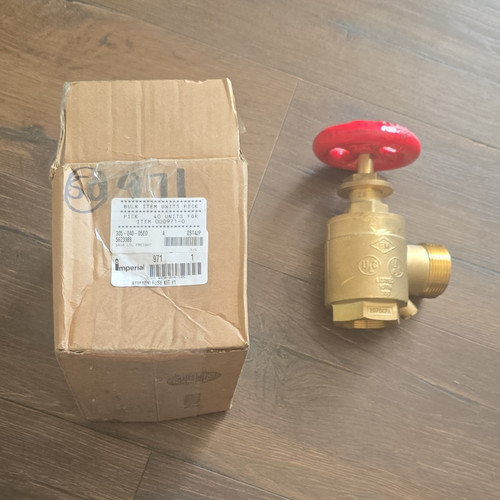 Cash Acme EB-25M 1-1/2" Brass Manual Gate Valve Rising Stem 300 WOG/WSP