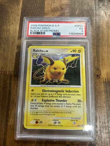 Raichu graded PSA 5 for sale on eBay
