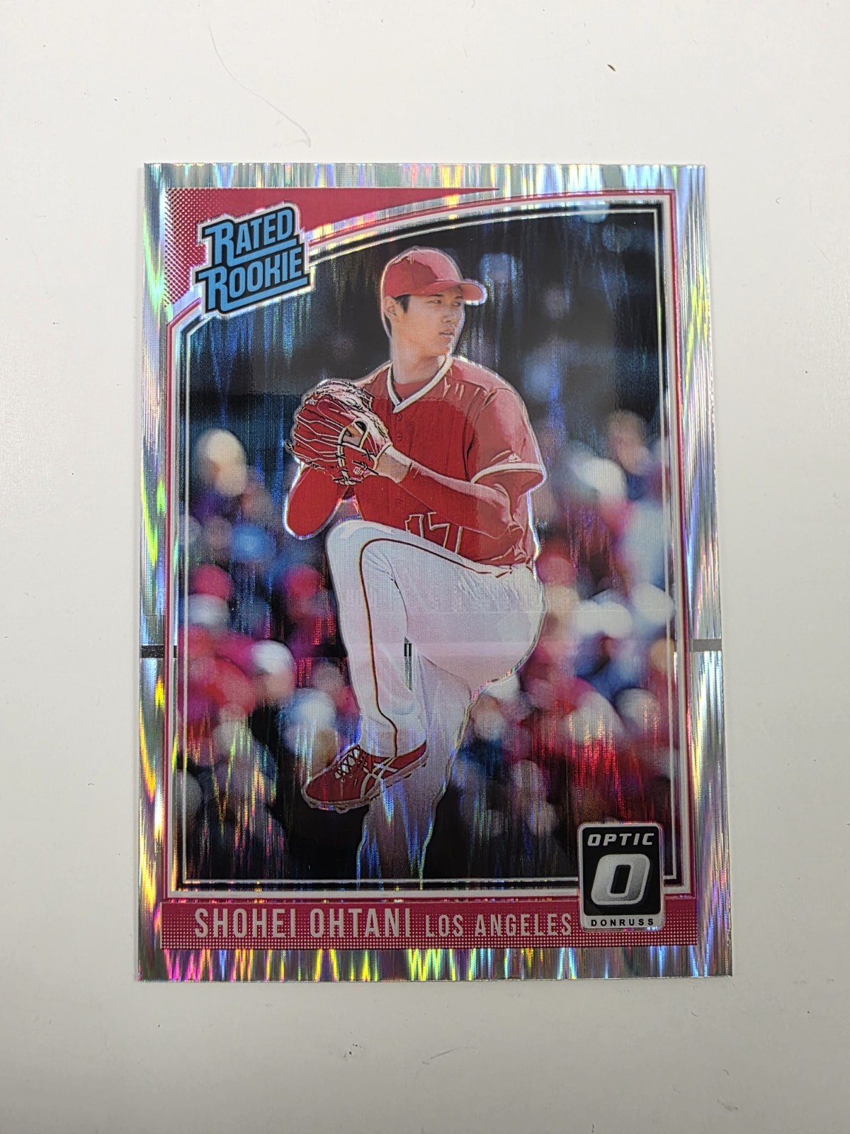 2018 Donruss Optic Shohei Ohtani #176 Shock RC Print Line R1