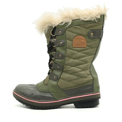 Sorel Damen NY2419-371 Stiefel Grü Winterboots Winterstiefel EU 37