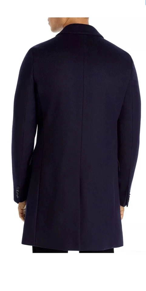 HUGO BOSS Migor Slim Fit Men's Blue Top Coat 42R MSRP $595 - Image 2 of 4