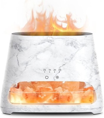 2-in-1 Aroma Diffuser & Salzlampe Pakistan - Flammeneffekt & ätherische Öle