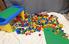 LEGO DUPLO storage play table and large amount of bricks
