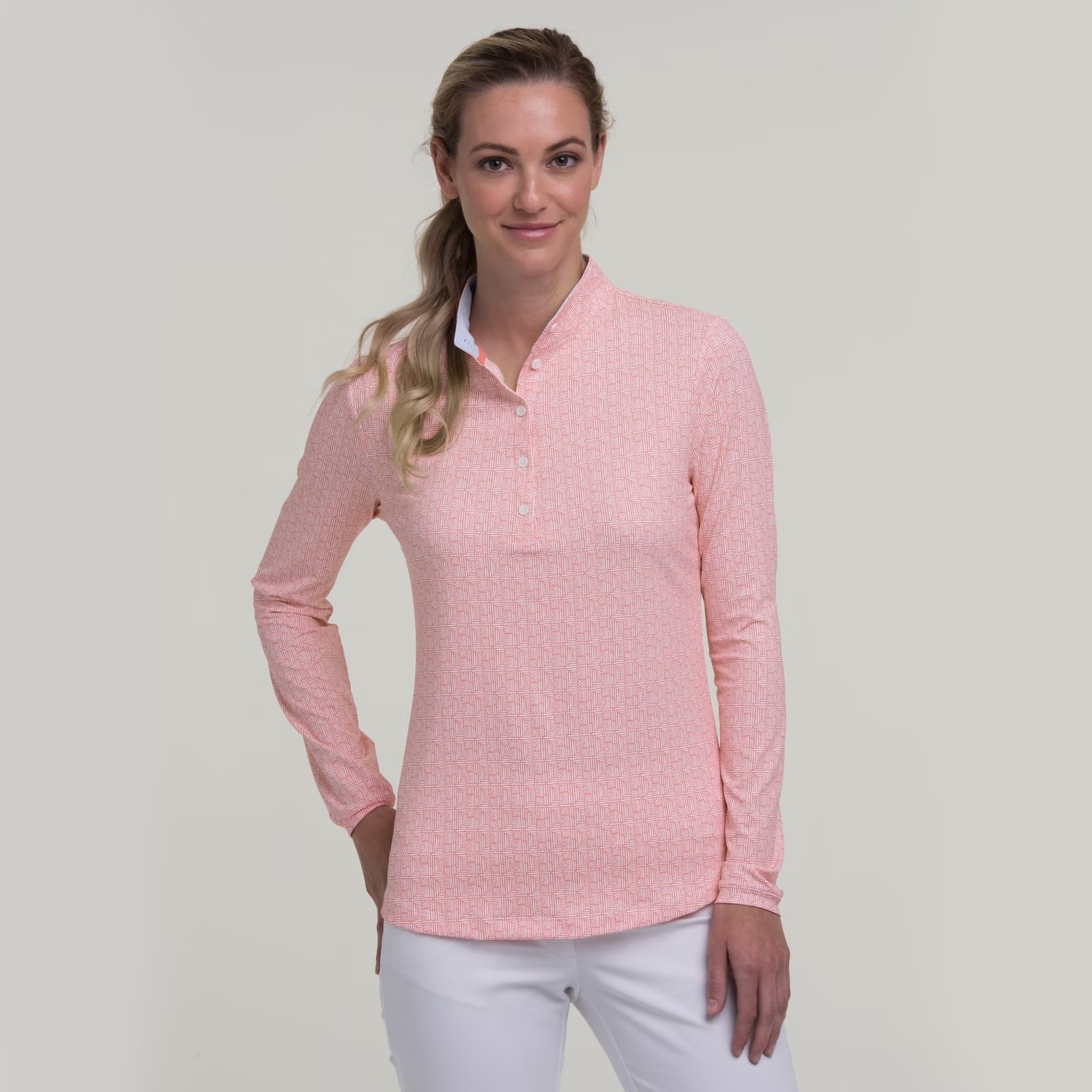 Женский легкий пуловер Fairway - Greene Emilia Mock - M32227 - Tropicana 13990₽