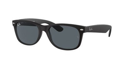 Ray-Ban RB 2132 new wayfarer rubber black blue 622/R5 Sunglasses