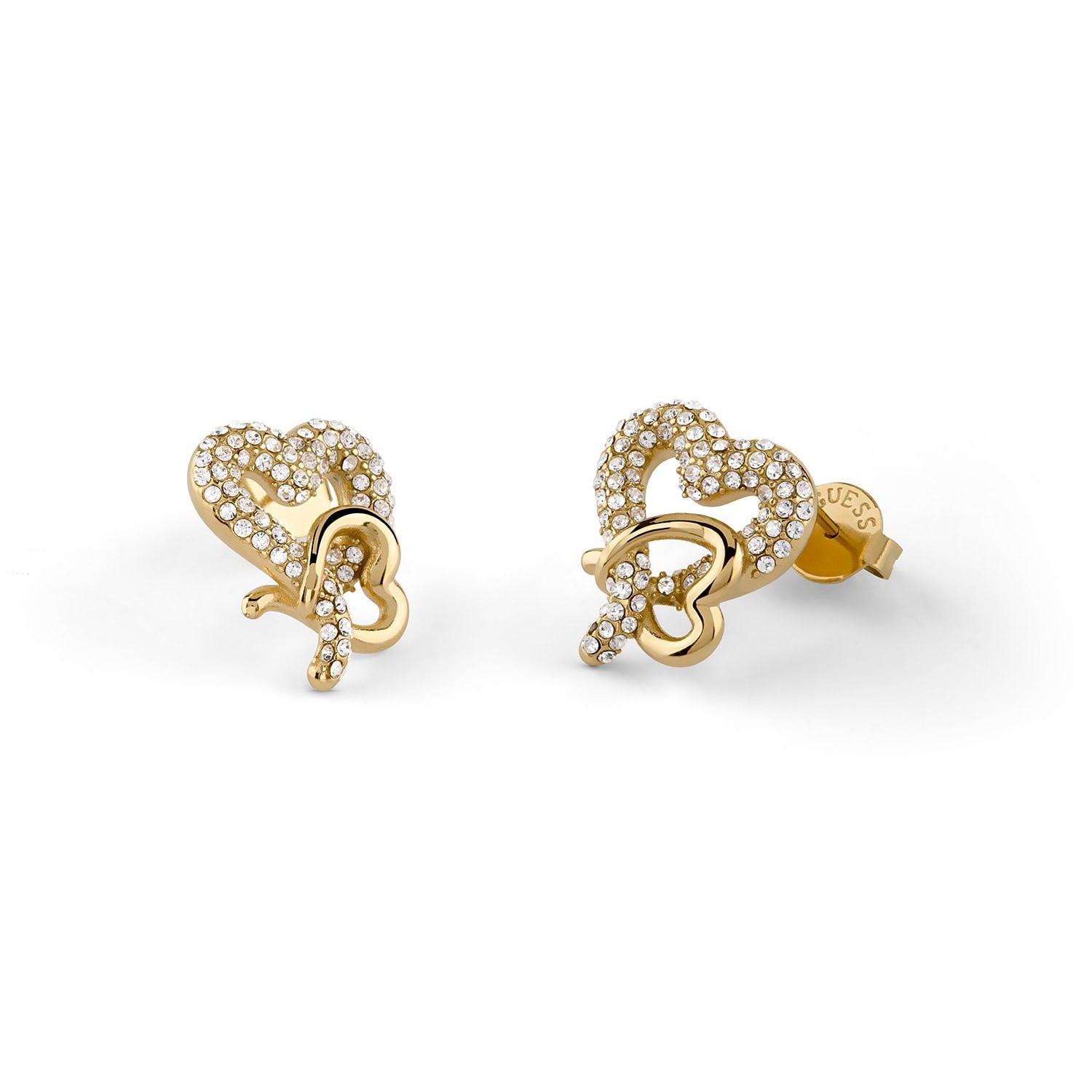 Guess Gold/White Earrings Love Bites Earrings Jube06054jwygt - Image 2