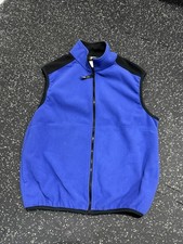 REI Vest Blue Fleece Full Zip Sleeveless Pockets Outdoors Base Layer Unisex S