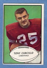 1953 Bowman Football Card # 61 Tony Curcillo - Chicago Cardinals - Tony Curcillo