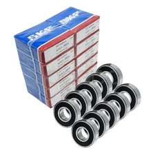 10PACK SKF 6203-2RSH 6203-2RS 17X40X12MM Double Rubber Seal Bearings