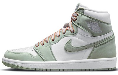 Size 8 - Air Jordan 1 Retro OG High Seafoam W for sale online | eBay