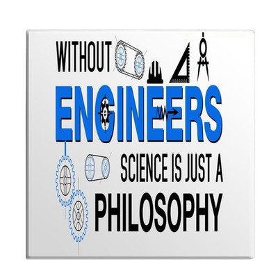 Engineer Definition Quote Science Philosophy Funny Best Idea Gift Fridge Magnet