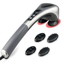 Electric Dual Head Heavy Hammer Massager, Handheld Neck and Back Massage, Hea...