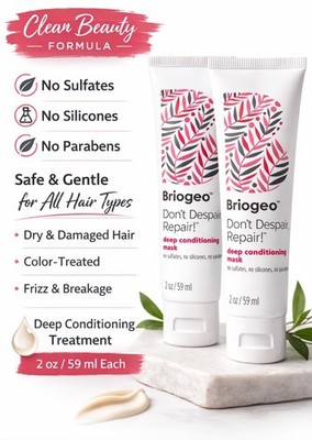 Briogeo Don't Despair, Repair! Deep Conditioning Mask 2 oz x 2 Vegan Hair Repair