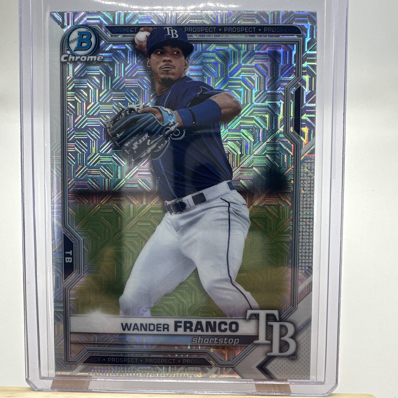 2021 Bowman Chrome #BCP-240 Wander Franco Prospects Mojo Refractor