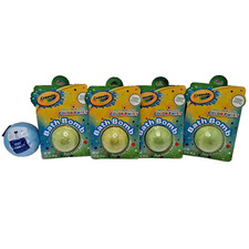 Lot of 5 Crayola Color Twist Neon Bright Bath Bomb Fizz for Kids  Very Vanilla