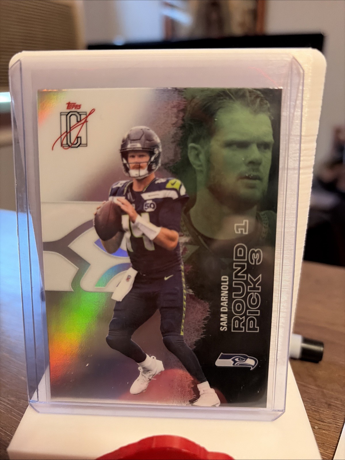 2025 Topps Signature Class - Sam Darnold #47 Chrome Refractor