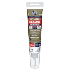 Ge 2812563 Silicone Sealant, 3 Oz, Tube, Clear, Silicone Base, Advanced Silicone