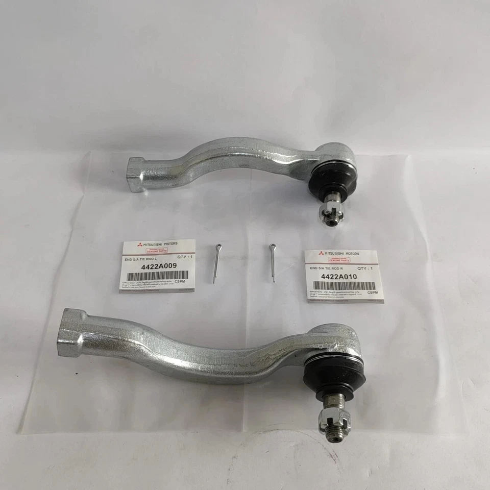 Se adapta a Mitsubishi Montero 2001-2006 Triton Pajero 2 piezas extremo de barra de amarre exterior delantero Foto 2 de 4