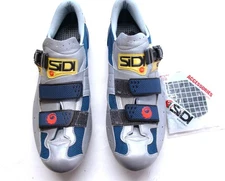 ~ Vintage SIDI Genius 3 Road Cycling Shoes EU 46 US 11.2 Leather w/ Cleats ~