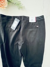 TOMMY HILFIGER NEW Navy Black MORGAN Stretch Ponte Legging Pants Sz S NWT 