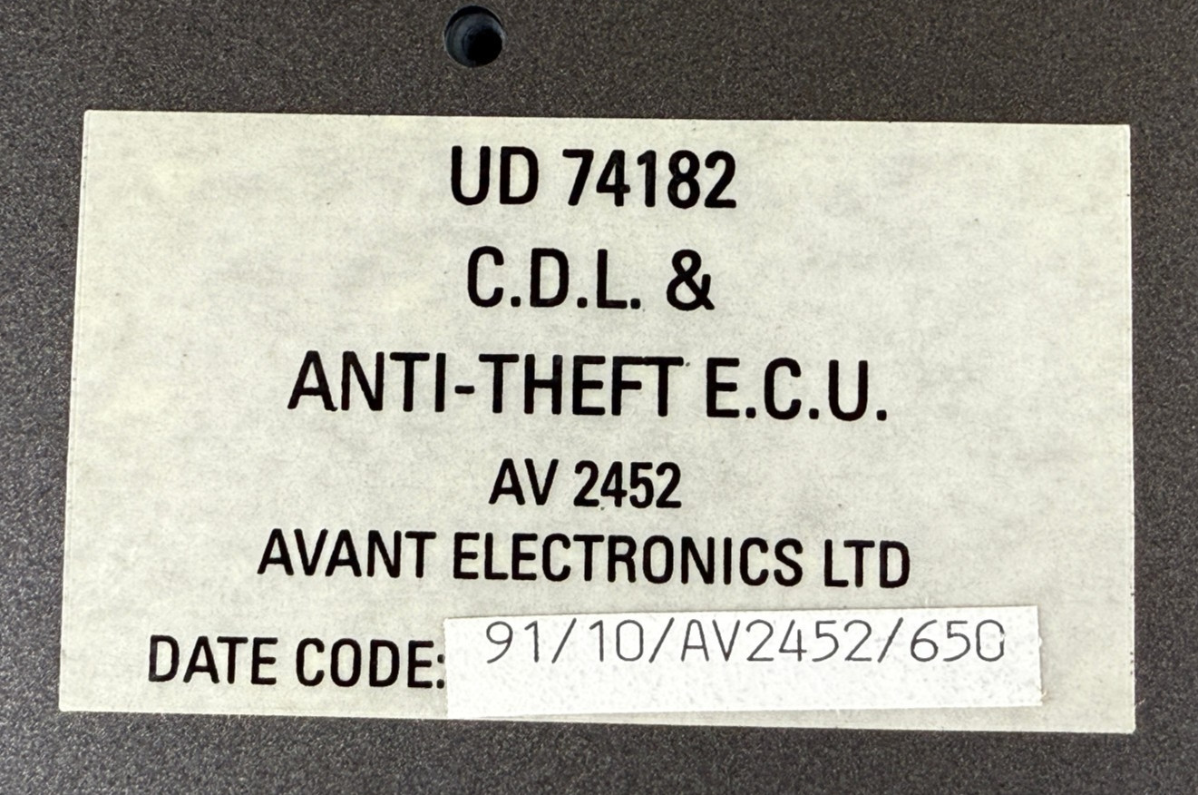 New! Rolls Royce / Bentley Anti Theft Control Module OEM