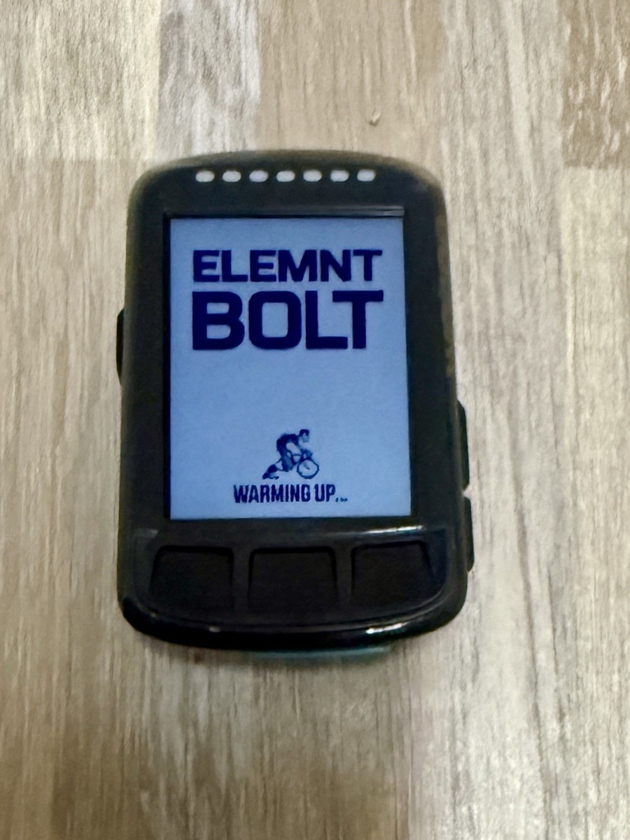 Wahoo ELEMNT BOLT GPS Bike Computer - Black for sale online
