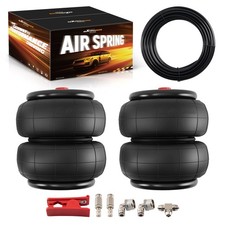 2x Universal Air Spring D2600 Bag Air Fitting For Gmc Silverado Sierra 1500