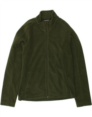 KAPPA Womens Fleece Jacket UK 18 XL Green Polyester BB15
