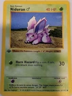 Pokémon TCG Nidoran M Base Set Card 055/102 Vintage 1st Edition Shadowless