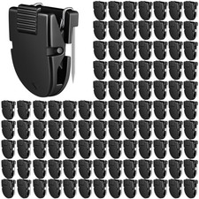 100 PCS Cubicle Clips for Fabric Panels Standard Size Wall Clips Black