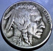 1925 Buffalo Nickel US 5C Vintage Philadelphia Mint United States BN2620