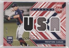 2018 Panini Elite Extra Edition USA Materials Red 45/49 Triston Casas hg6
