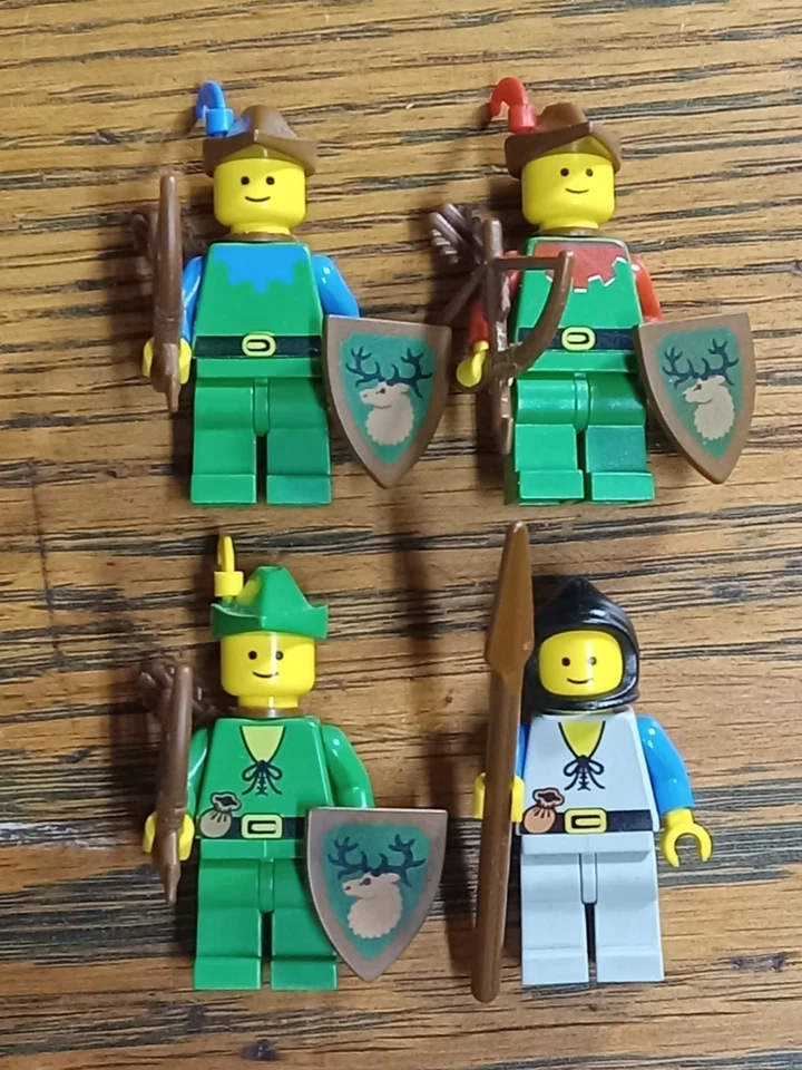 Lego Castle Forestmen 6071 Forestwoman Plume Knights Robin Hood Minifigure Lot - Image 2 of 4