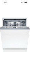 Bosch Series 6 SMV6ZCX01G Built-In Fully Integrated Dishwasher - Stainless St...