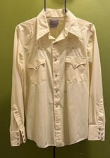 H Bar C Vintage Men  s Shirt M/L Ranchwear