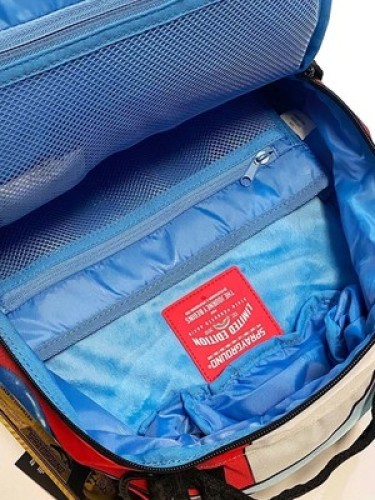 SPRAYGROUND PAINTING SMURFS BACKPACK 2025 Fall NEW Laptop Tablet Booklet - Picture 6 of 24