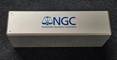 NGC Silver Plastic Storage Box Container Holds 20 Certified Graded Coin Slabs