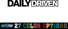 Daily Driven Funny Vinyl Decal Sticker Car Truck Window Daily Driven Funny Vinyl Decal Sticker Car Truck Window