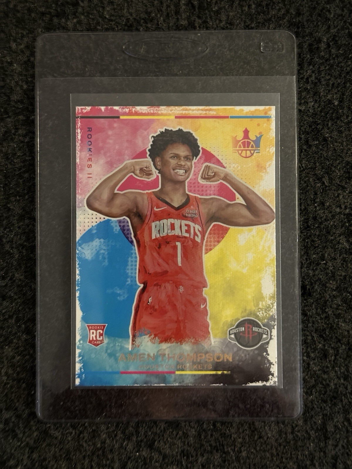 2023-24 NBA COURT KINGS #114 ROOKIES II AMEN THOMPSON ROCKETS ROOKIE RC MINT