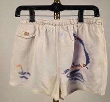 AS ACQUIRED VINTAGE 1940  S MEN  S GRAPHIC SWIMSUIT BATHING SUIT