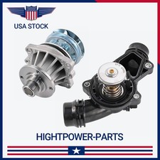 Water Pump w/ Thermostat Housing Assembly For BMW 323i 328i 330i 528i 1152090