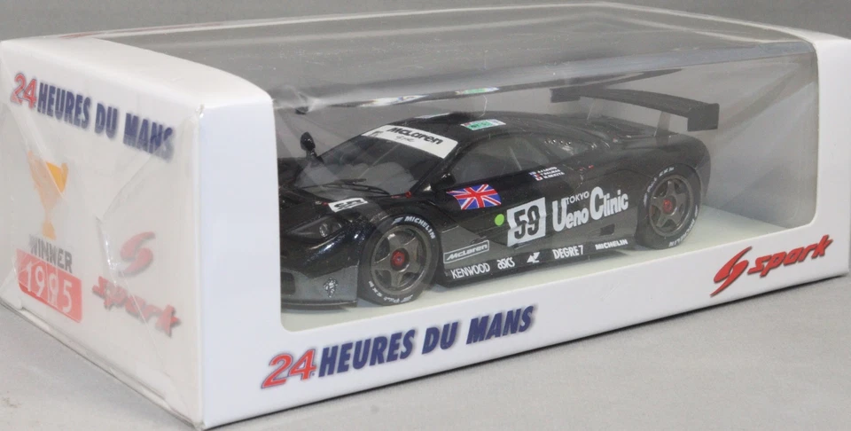 Spark McLaren F1 GTR Le Mans 24 Hour Win 1995 Dalmas, Sekiya & Lehto 43LM95 1/43 - Image 3 of 3