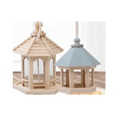 Wooden Bird Feeders Hanging, Cedar Gazebo Bird Feeder,