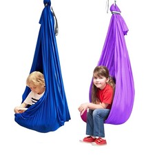Indoor Swing for Kids Sensory Swing Therapy Autism Hammock w/ Hanging Hardwares