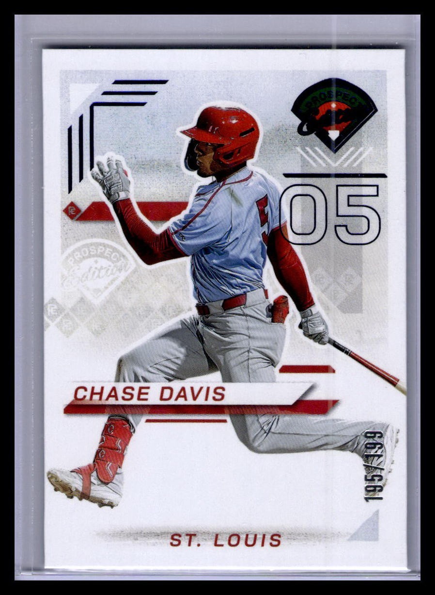 2025 Panini Prospect Edition - Chase Davis #132 Blue /199