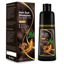Dark Brown Hair Dye Shampoo - Natural 5.07 Fl Oz Pack of 1 ,