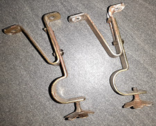 Messing Gardinenstangen Halter Vorhang mit Blumen Motiv