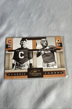 2008 Donruss Classics - Classic Combos Jim Thorpe, Sammy Baugh #CC-15 Gold /100